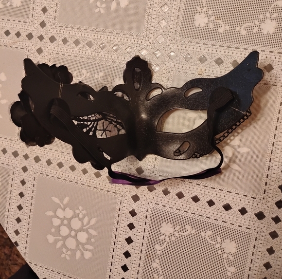 🆕 Silver Steampunk Eye Half Mask, New - Picture 5 of 10